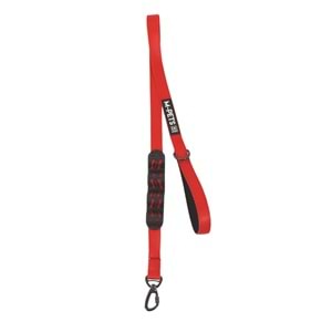10827399 M-PETS FLEX ŞOK EMİCİ GEZDİRME TASMA RED/BLACK 120CM