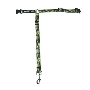 10830399 M-PETS HIKING 2IN1 GÖĞÜS TASMASI+EMNİYET KEMERLİ TASMA KAMUFLAJ