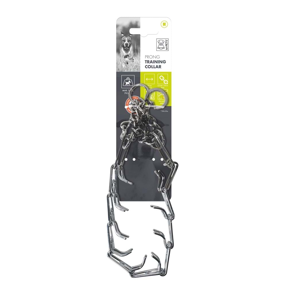 10831711 M-PETS PRONG TRAINING ZİNCİRLİ EĞİTİM TASMASI (M)