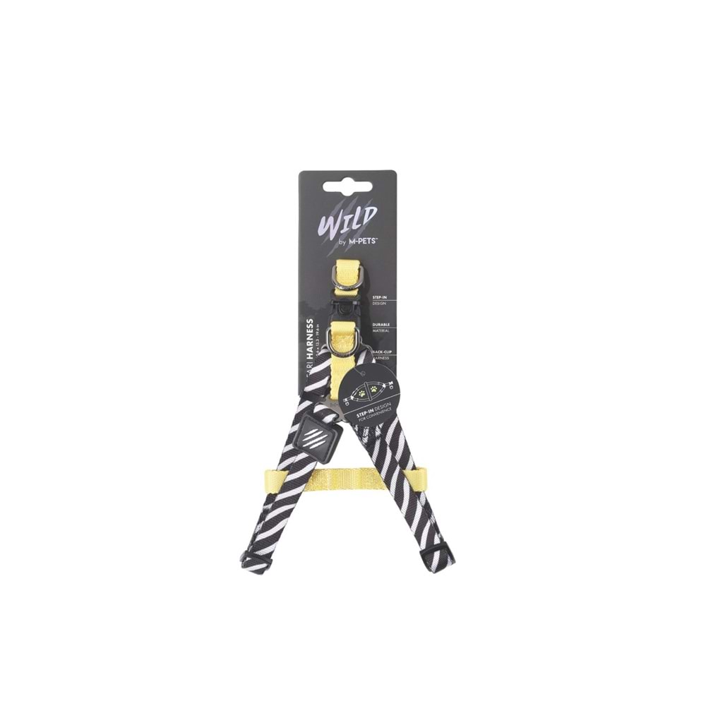 10837599 M-PETS WILD SAFARI HARNESS (S)