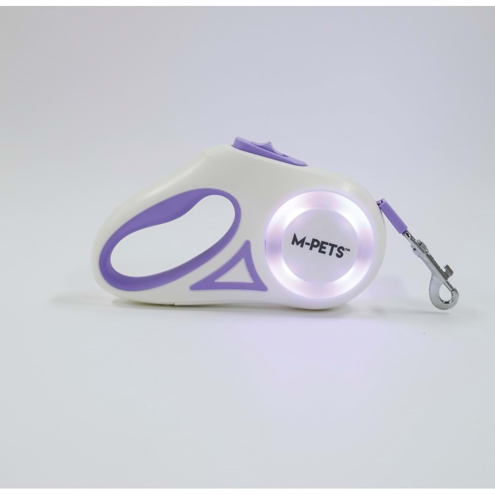 10839199 M-PETS FLASH LEDLİ OTOMATİK GEZDİRME ŞERİT 3MT/PURPLE