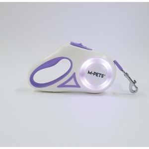 10839199 M-PETS FLASH LEDLİ OTOMATİK GEZDİRME ŞERİT 3MT/PURPLE