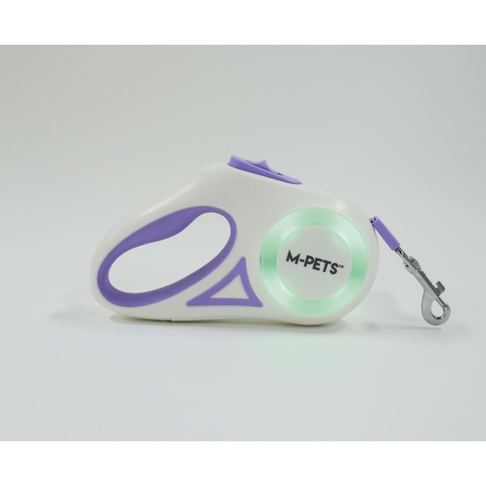 10839199 M-PETS FLASH LEDLİ OTOMATİK GEZDİRME ŞERİT 3MT/PURPLE