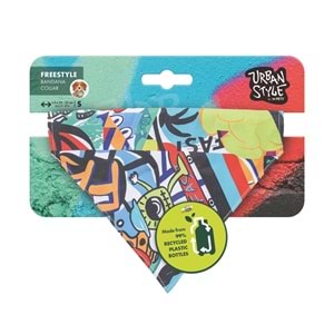 10839699 M-PETS URBAN STYLE FREESTYLE BANDANA COLLAR (S)