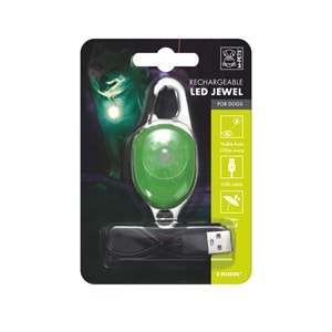 10840599 M-PETS LED JEWEL GÜVENLİK IŞIĞI GREEN