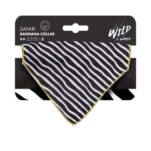 10841399 M-PETS WILD SAFARI BANDANA COLLAR (S)