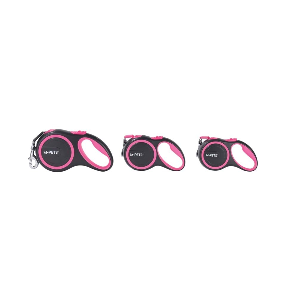 10842799 M-PETS LIBERTY OTOMATİK GEZDİRME ŞERİT 8MT/PINK (L)