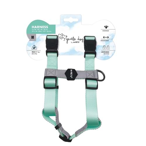 10846899 M-PETS GENTLE DOG GÖĞÜS TASMASI GREEN (M)