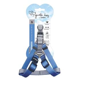 10847199 M-PETS GENTLE DOG TRİANGLE GÖĞÜS TASMASI BLUE (S)