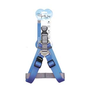 10847399 M-PETS GENTLE DOG TRİANGLE GÖĞÜS TASMASI BLUE (L)