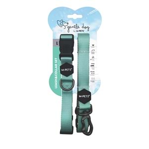 10853899 M-PETS GENTLE DOG BOYUN TASMASI ve GEZDİRME SET (L) GREEN