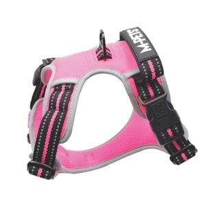 10854199 M-PETS HIKING REFLEKTÖRLÜ SOFT SIRT TASMASI PINK (L)