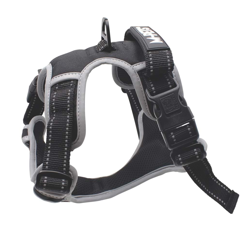10854799 M-PETS HIKING REFLEKTÖRLÜ SOFT SIRT TASMASI BLACK (S)