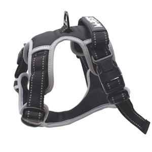 10854799 M-PETS HIKING REFLEKTÖRLÜ SOFT SIRT TASMASI BLACK (S)