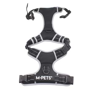 10854799 M-PETS HIKING REFLEKTÖRLÜ SOFT SIRT TASMASI BLACK (S)