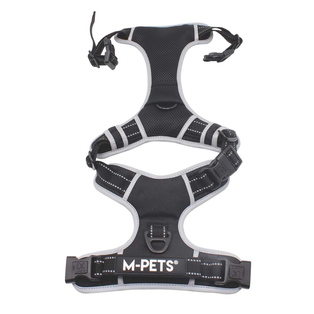 10854899 M-PETS HIKING REFLEKTÖRLÜ SOFT SIRT TASMASI BLACK (M)