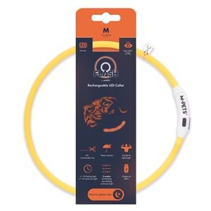 10855699 M-PETS FLASH LED BOYUN TASMA ORANGE (M)