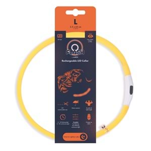 10855899 M-PETS FLASH LED BOYUN TASMA ORANGE (L)