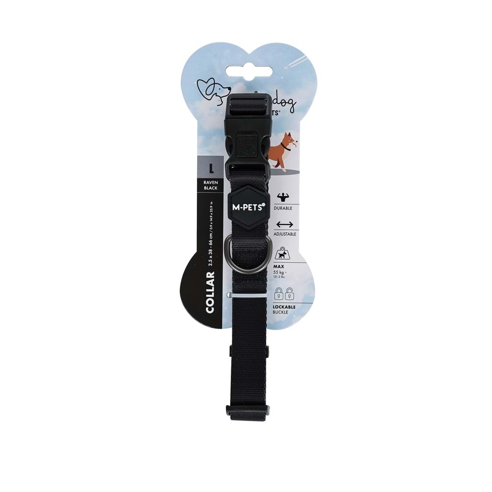 10857208 M-PETS GENTLE DOG BOYUN TASMASI (L) BLACK