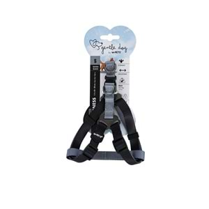 10857408 M-PETS GENTLE DOG TRİANGLE GÖĞÜS TASMASI BLACK (S)