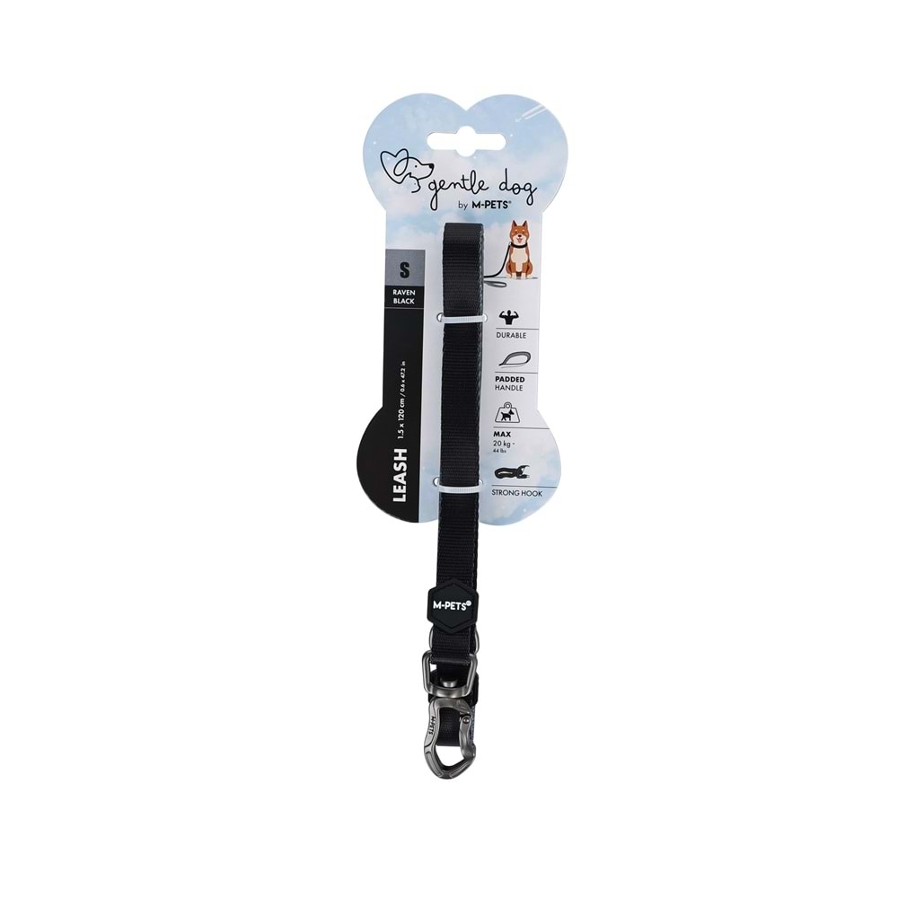 10857808 M-PETS GENTLE DOG GEZDİRME KAYIŞI (S) BLACK