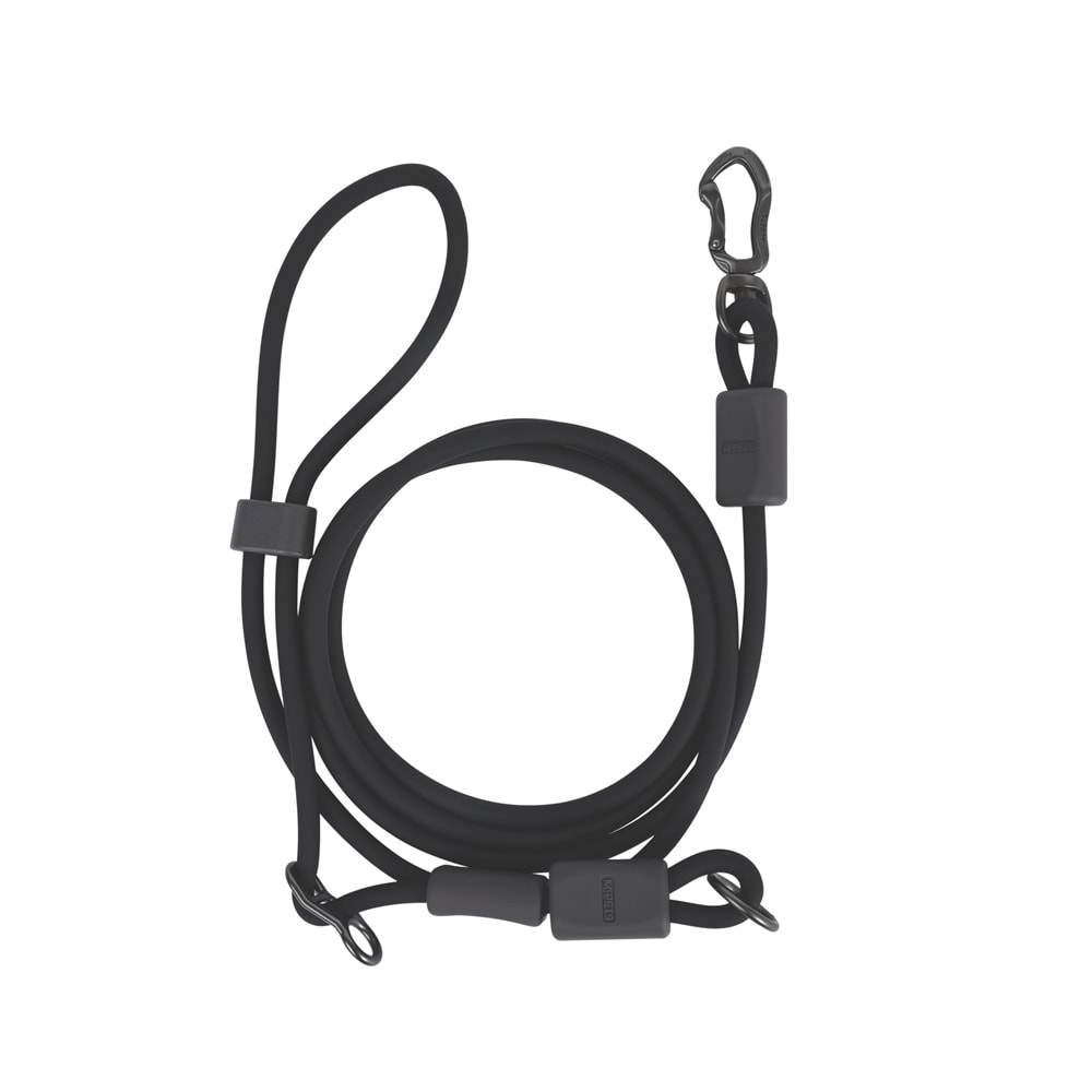 10858108 M-PETS GENTLE DOG FONKSİYONEL GEZDİRME TASMA SU GEÇİRMEZ BLACK