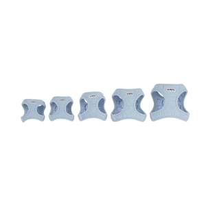 10859199 M-PETS VELVET DOG GÖĞÜS TASMASI BLUE (S)