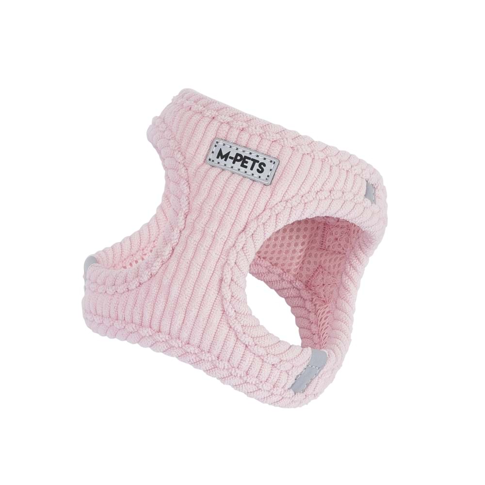 10859807 M-PETS VELVET DOG GÖĞÜS TASMASI PİNK (XXS)