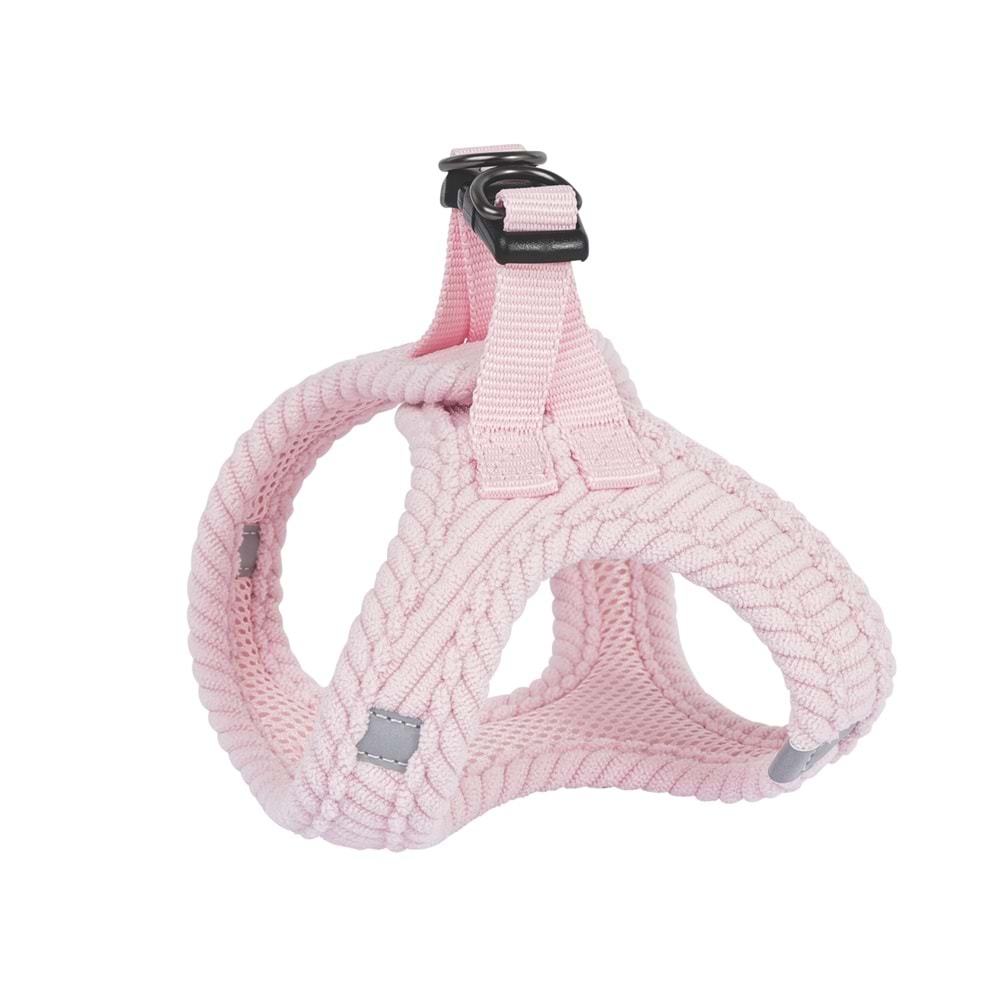 10860107 M-PETS VELVET DOG GÖĞÜS TASMASI PİNK (XS)