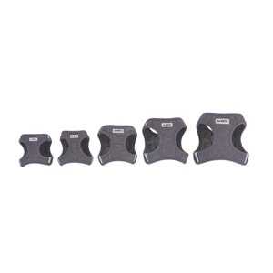 10860313 M-PETS VELVET DOG GÖĞÜS TASMASI GRİ (XS)