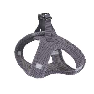 10860613 M-PETS VELVET DOG GÖĞÜS TASMASI GRİ (S)