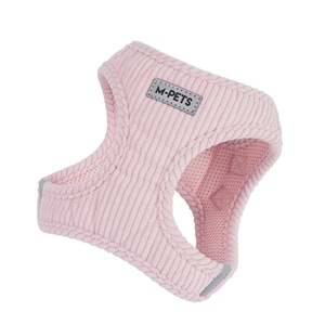 10860707 M-PETS VELVET DOG GÖĞÜS TASMASI PİNK (M)