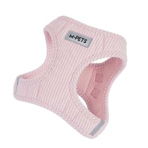 10861007 M-PETS VELVET DOG GÖĞÜS TASMASI PİNK (L)