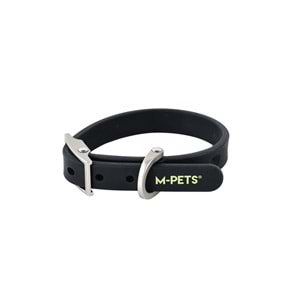10861908 M-PETS BOND NFC SİSTEMLİ SİLİKON BOYUN TASMASI (L) BLACK