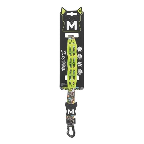 10865199 M-PETS URBAN STYLE FREESTYLE MULTİCOLOR ŞOK EMİCİ GEZDİRME TASMA (M)