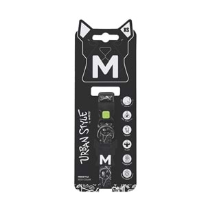 10866999 M-PETS URBAN STYLE FREESTYLE BLACK/WHİTE BOYUN TASMASI (XS)