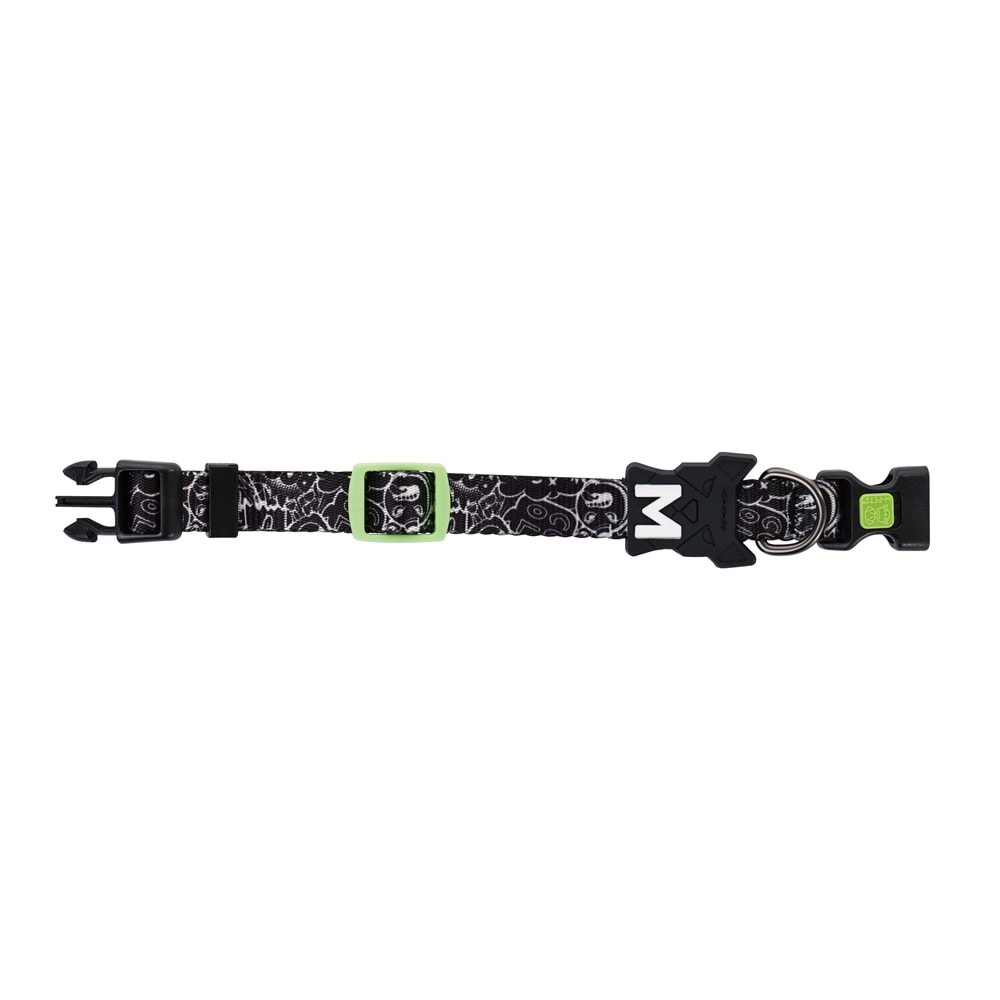 10866999 M-PETS URBAN STYLE FREESTYLE BLACK/WHİTE BOYUN TASMASI (XS)