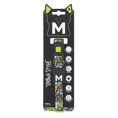 10867599 M-PETS URBAN STYLE FREESTYLE MULTİCOLOR BOYUN TASMASI (M)