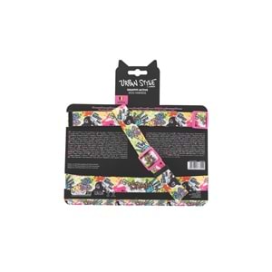 10868899 M-PETS URBAN STYLE GRAFFITI ACTİVE KÖPEK GÖĞÜS TASMASI (L)
