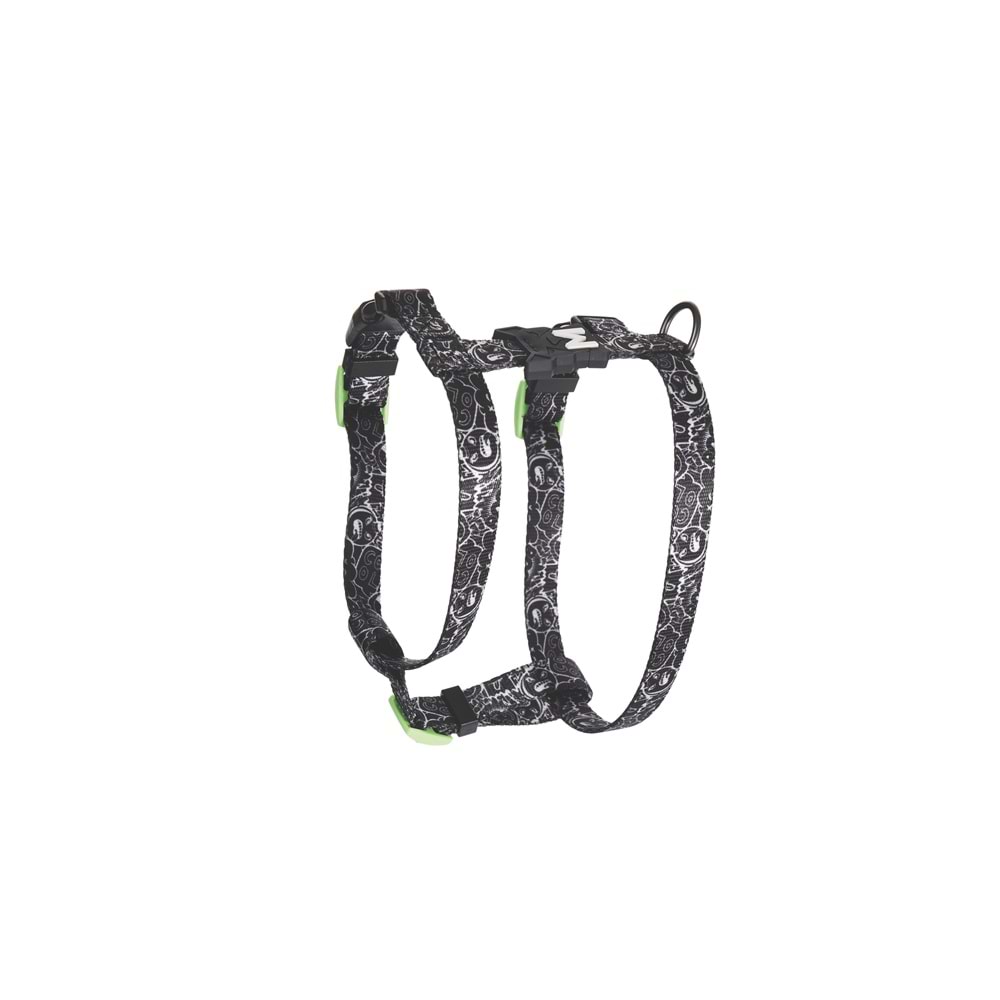 10869199 M-PETS URBAN STYLE BLACK/WHİTE ACTİVE KÖPEK GÖĞÜS TASMASI (M)