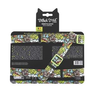 10869699 M-PETS URBAN STYLE MULTİCOLOR ACTİVE KÖPEK GÖĞÜS TASMASI (L)