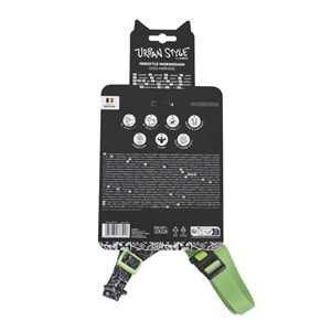 10870799 M-PETS URBAN STYLE BLACK/WHİTE NORWEGIAN KÖPEK GÖĞÜS TASMASI (M)
