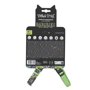 10870999 M-PETS URBAN STYLE MULTİCOLOR NORWEGIAN KÖPEK GÖĞÜS TASMASI (S)