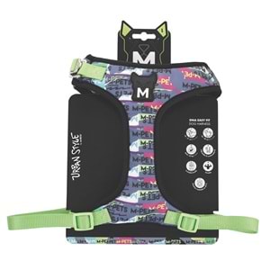 10871599 M-PETS URBAN STYLE DNA EASY FİT KÖPEK GÖĞÜS TASMASI (L)