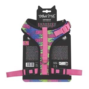 10871899 M-PETS URBAN STYLE LAVA EASY FİT KÖPEK GÖĞÜS TASMASI (M)
