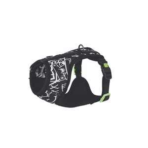 10872699 M-PETS URBAN STYLE BLACK/WHİTE EASY FİT KÖPEK GÖĞÜS TASMASI (M)
