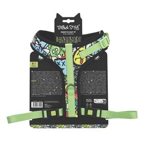 10873199 M-PETS URBAN STYLE MULTİCOLOR EASY FİT KÖPEK GÖĞÜS TASMASI (L)