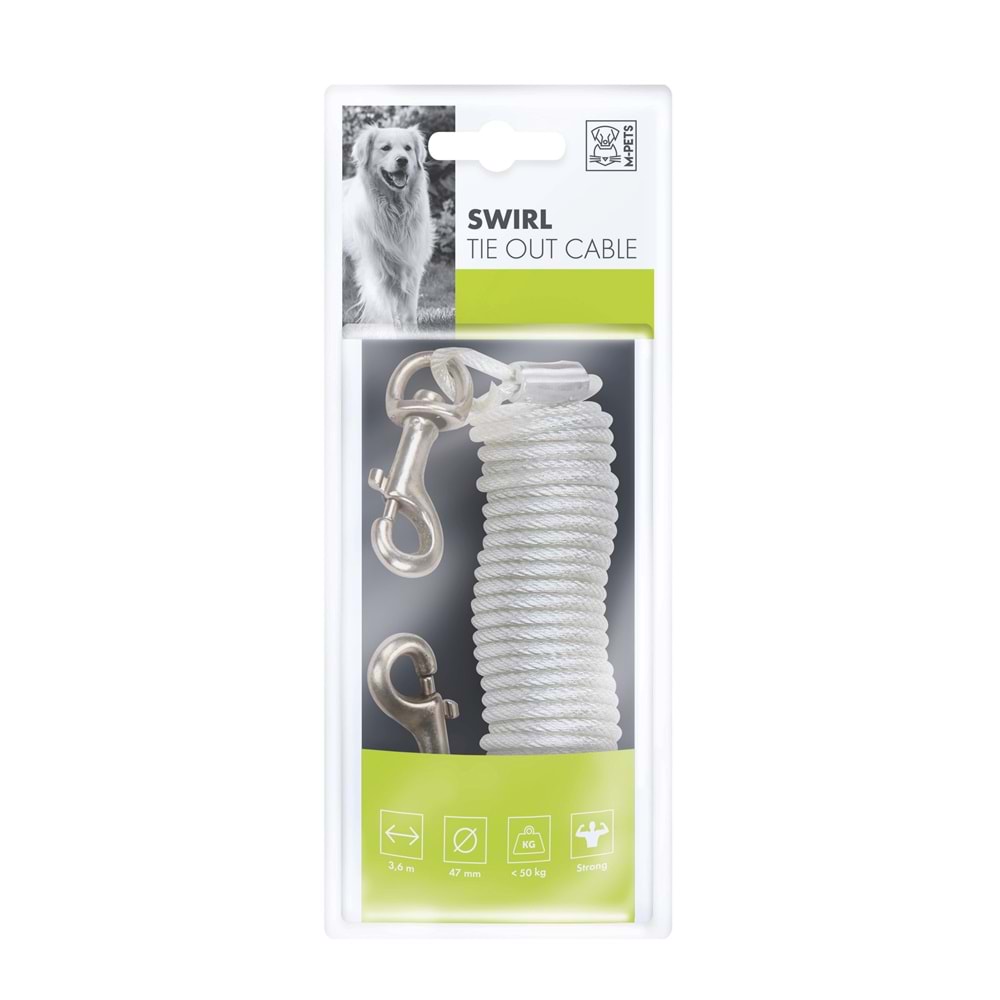 11000011 M-PETS SWIRL BAHÇE BAĞLAMA HALATI 3,6MT