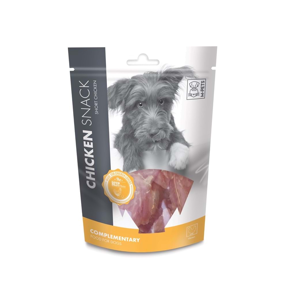 19010415 M-PETS SHORT CHICKEN KÖPEK ÖDÜLÜ 80GR