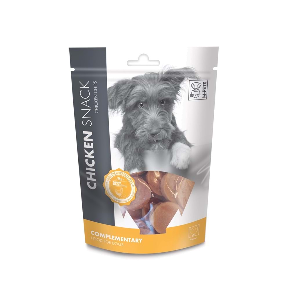 19010515 M-PETS CHICKEN CHIPS KÖPEK ÖDÜLÜ 80GR